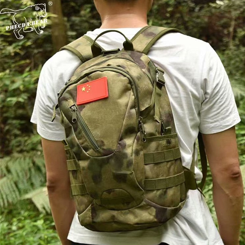 Small tactical backpack Atacs FG camouflage military assault backpack hiking pack cycling bagpack