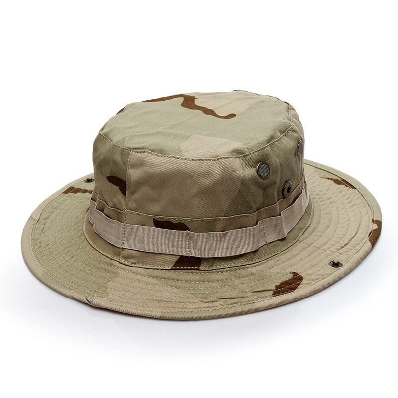 US Army Camouflage BOONIE HAT Thicken Military Tactical Cap Hunting Hiking Climbing