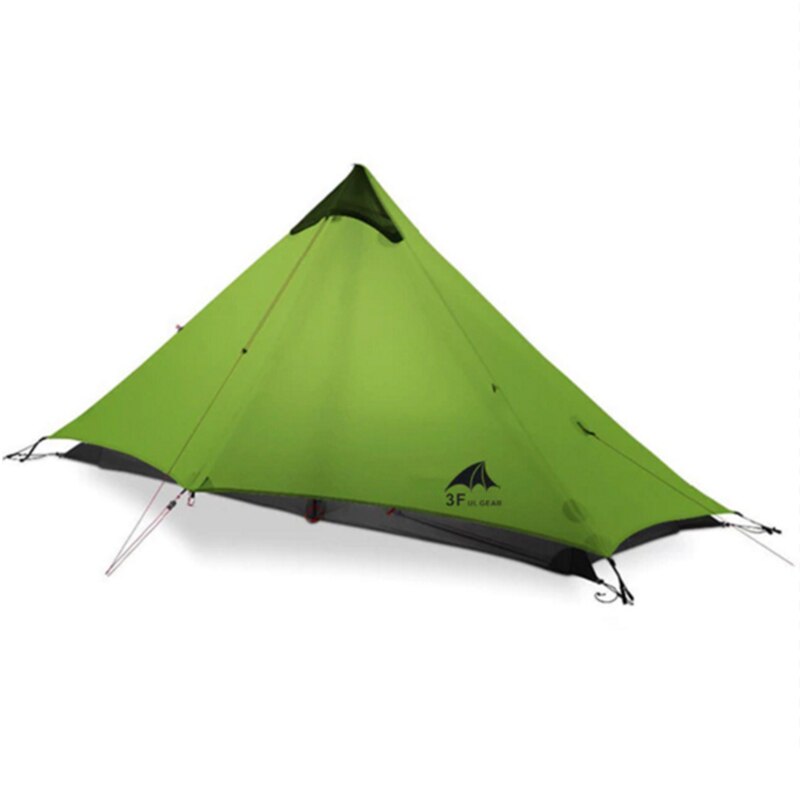 3F UL GEAR LanShan Ultralight Camping Tent 1 Person 3 Season Professional 15D Silnylon