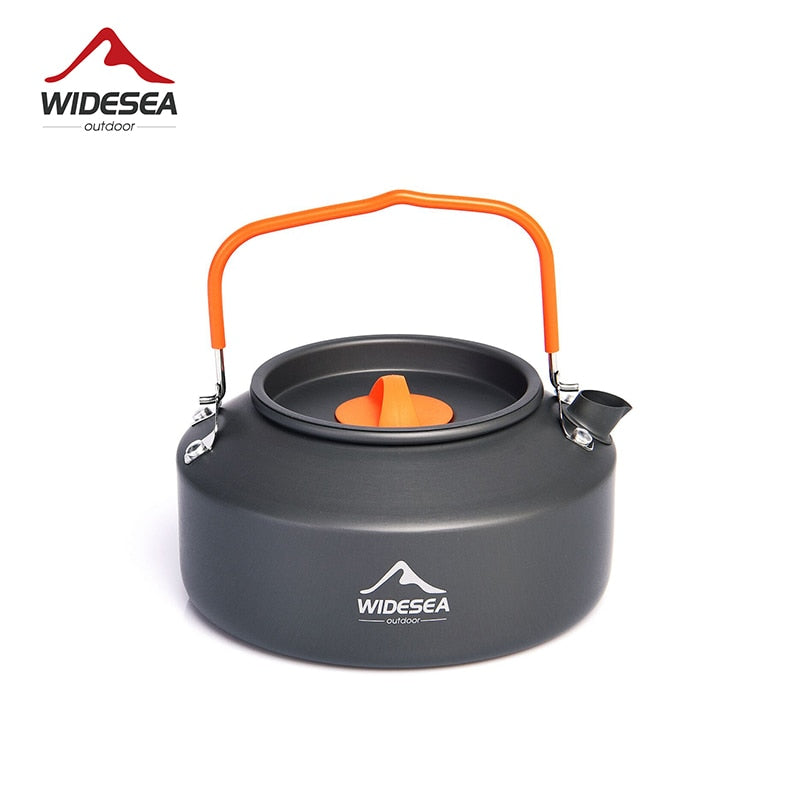 Widesea Camping Coffee Cookware Set Outdoor Tableware Equipment Mug  Kettle Pot