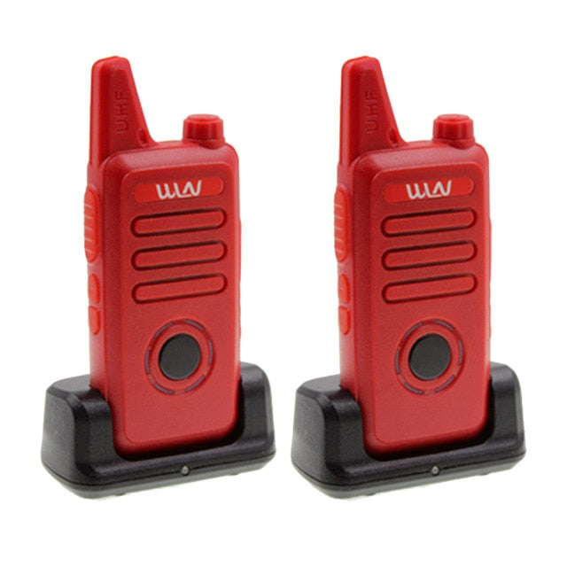 2PCS New WLN KD-C1plus Mini Walkie Talkie KD-C1 plus UHF 400-470MHz Slim