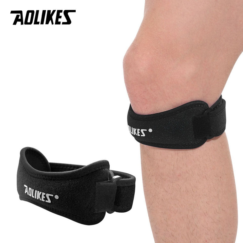 AOLIKES 1PCS Adjustable Knee Pad Knee Pain Relief Patella Stabilizer Brace Support