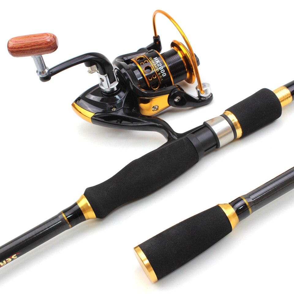1.8-3.6m Spinning rod Telescopic Rod and 12BB Reel Set and Fishing Rod