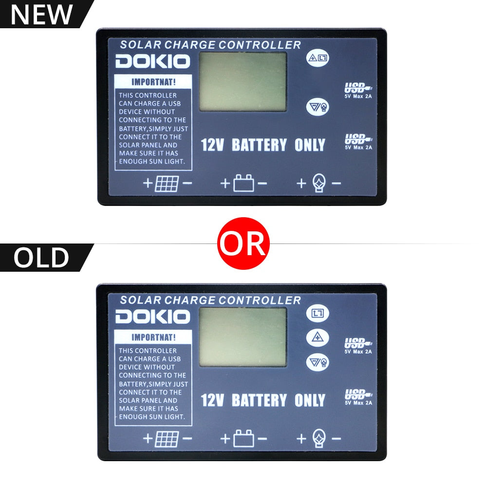 Dokio 300W 12V/18V High Efficience Monocrystalline Flexible Foldable Portable