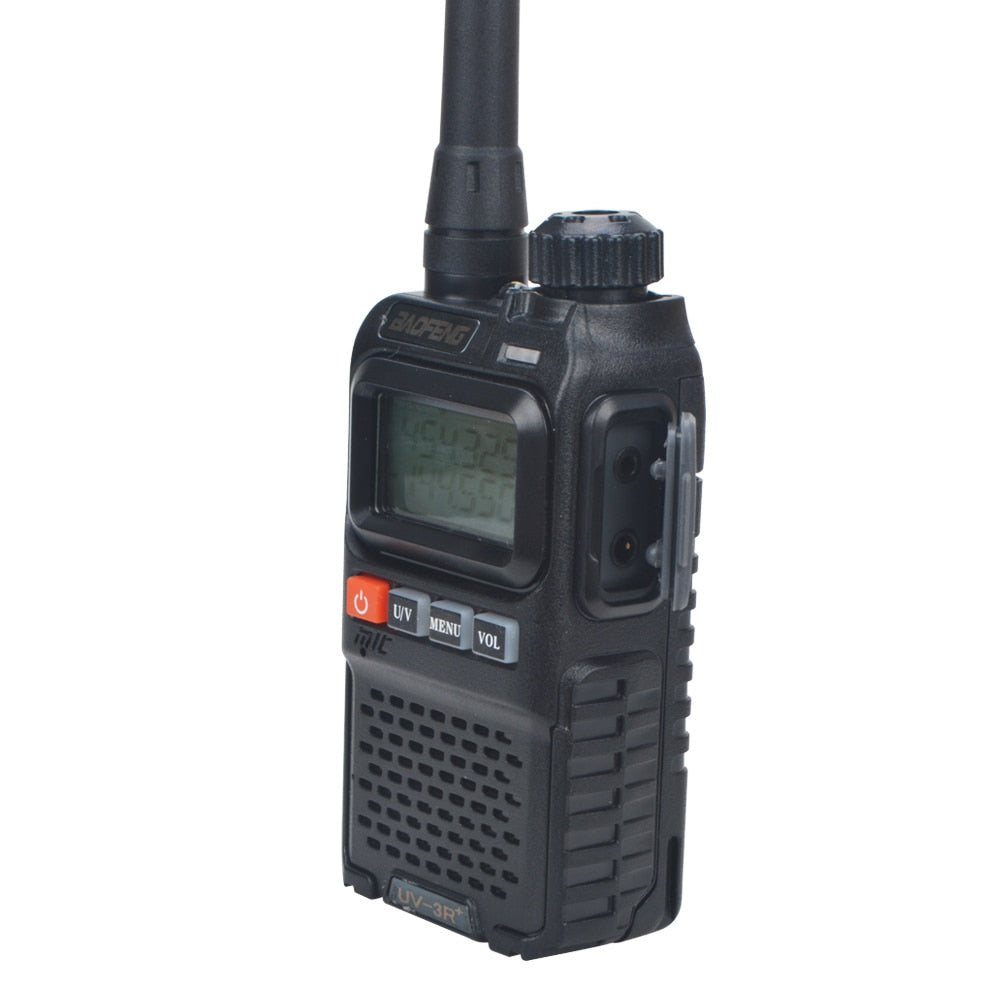 Baofeng UV-3R+ Pro Dual Band VHF/UHF 99CH Mini Walkie Talkie VOX Compact