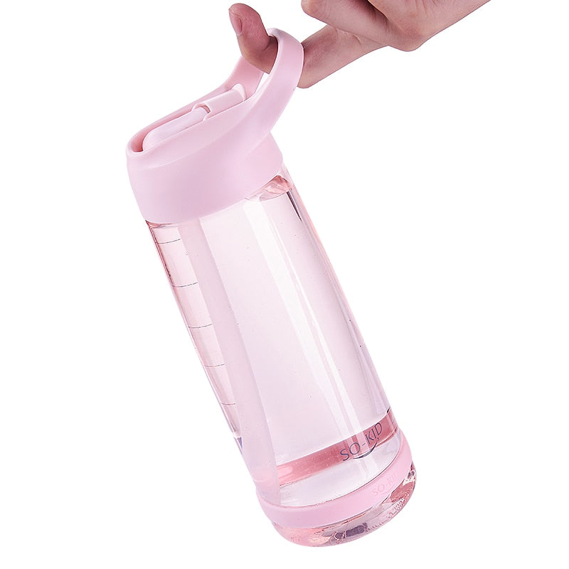 1000ml Outdoor Water Bottle with Straw Sports Bottles Eco-friendly with Lid Hiking