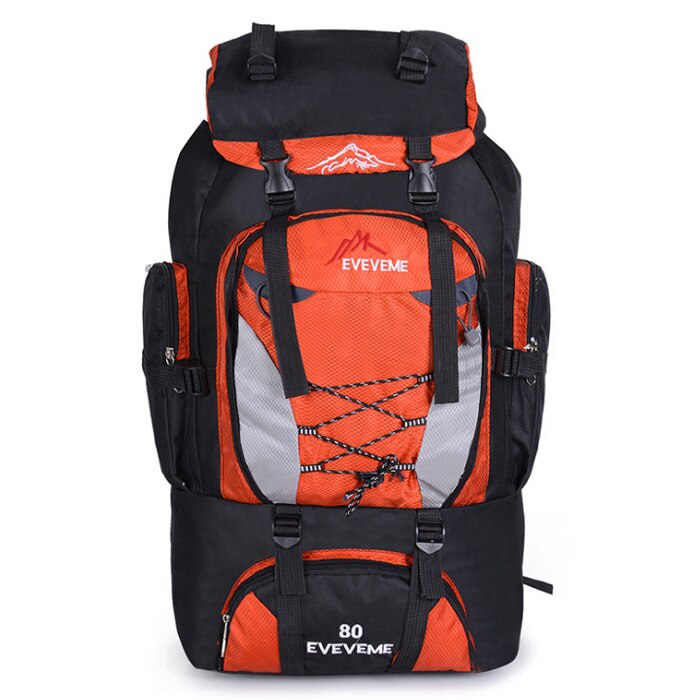 Men&#39;s 80L Big Hiking Mountaineering Backpack Climbing Hiking Backpack Camping