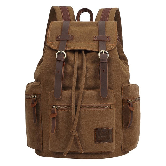 vintage canvas Backpacks Men And Women Bags Travel Students Casual