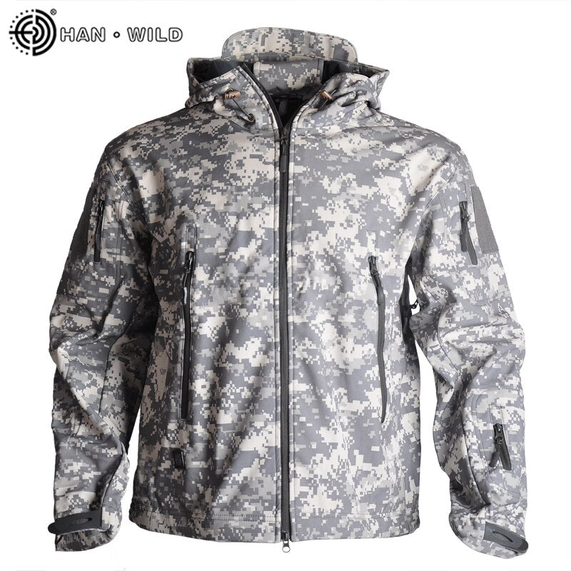 Hiking Army Jackets Men Military Jackets Airsoft Camping Tactical Jacket Pants Soft Shell