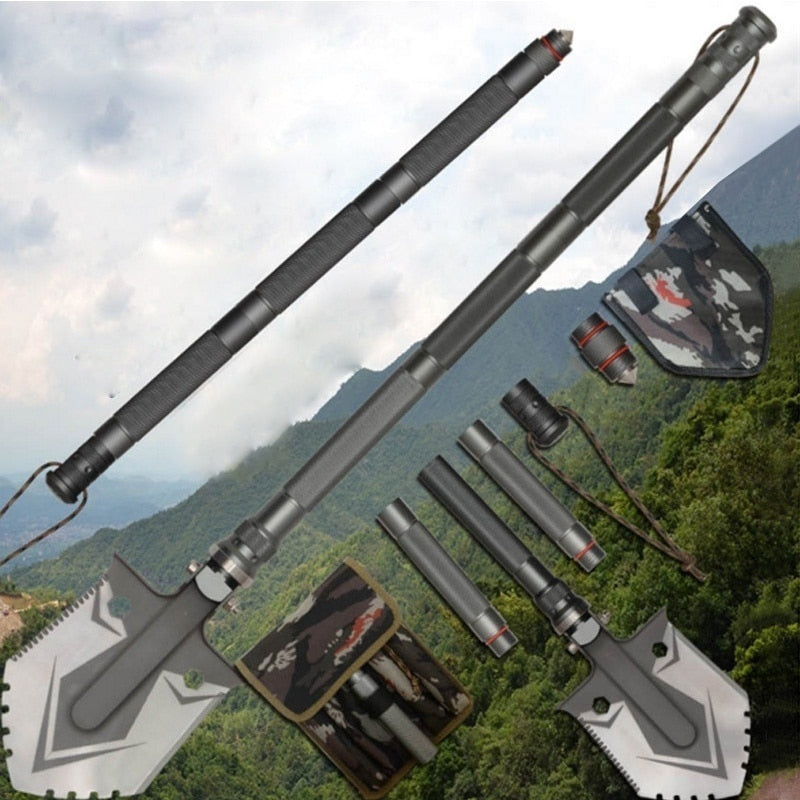 Military Folding Shovel Camping Multi-function Survival Kit Entrenching Tool