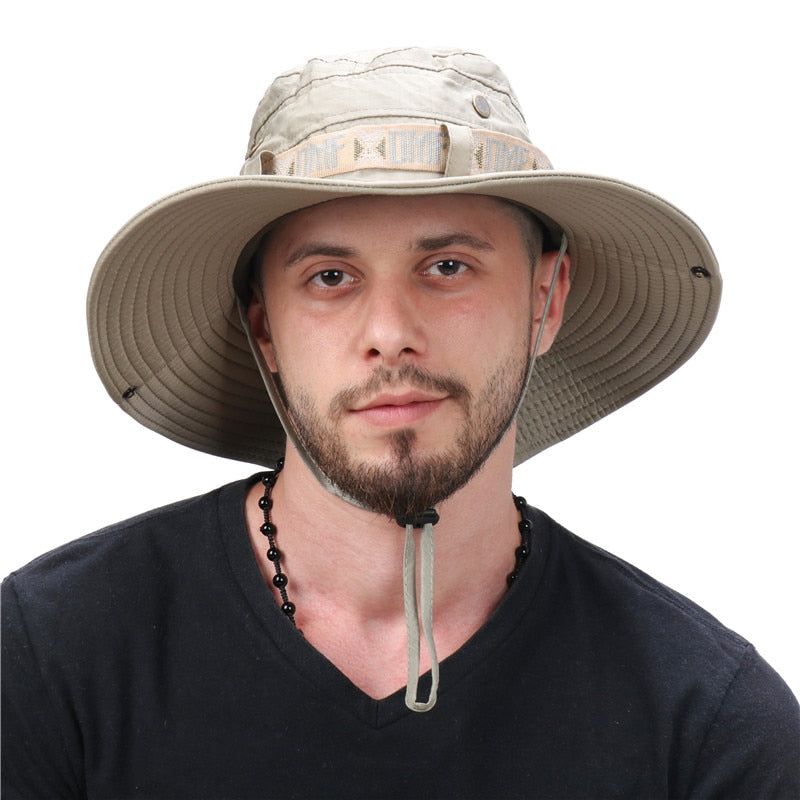 Waterproof Bucket Hat Summer Men Women Boonie Hat Outdoor UV Protection