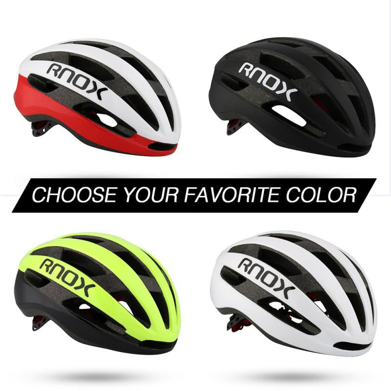 Rnox Aero Bicycle Safety Ultralight Road Bike Helmet Red MTB Cycling City Helmet Outdoor