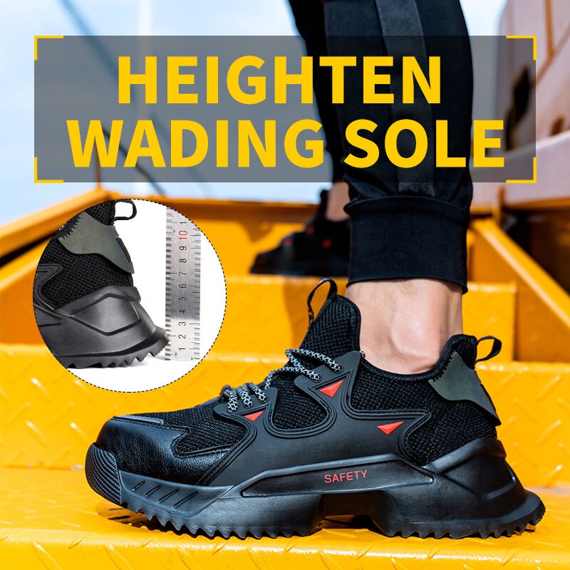 Lightweight safety shoes, comfortable, men and women sports, anti-piercing and foot protection