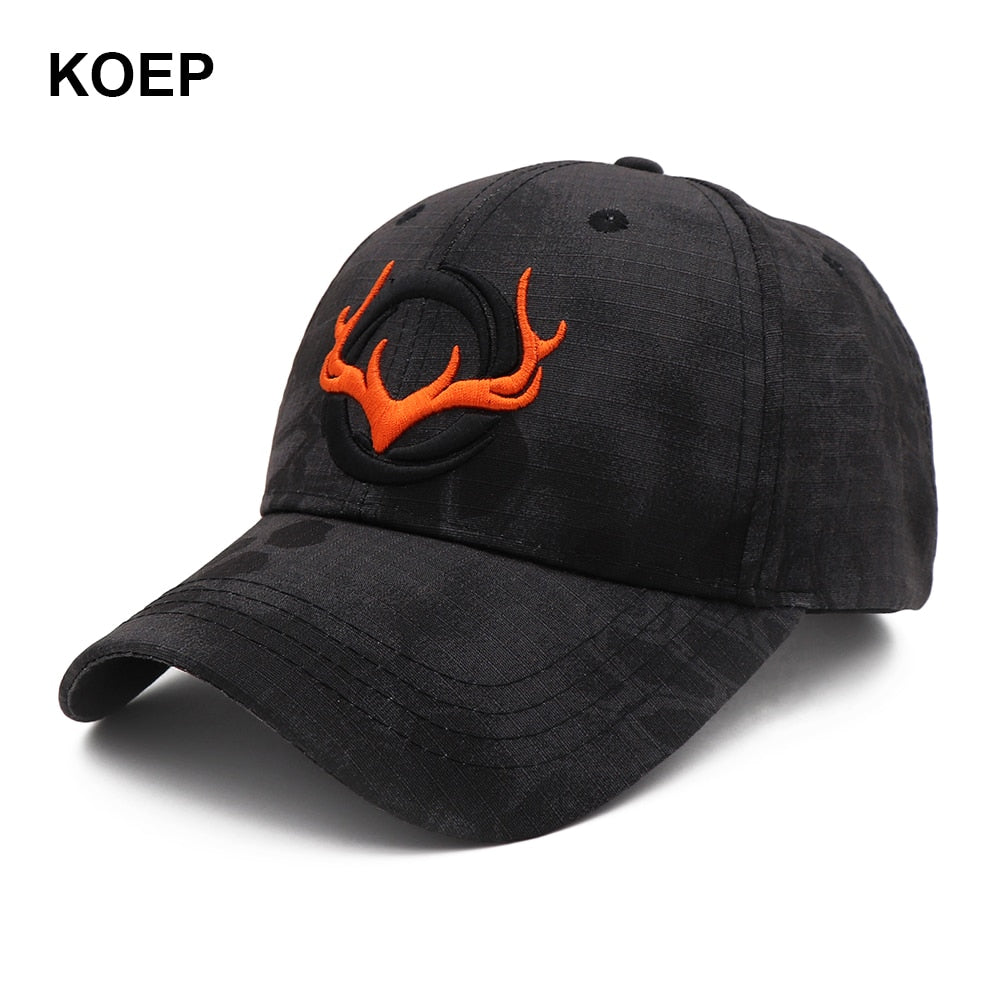 KOEP New Camo Baseball Cap Fishing Caps Men Outdoor Hunting Camouflage Jungle