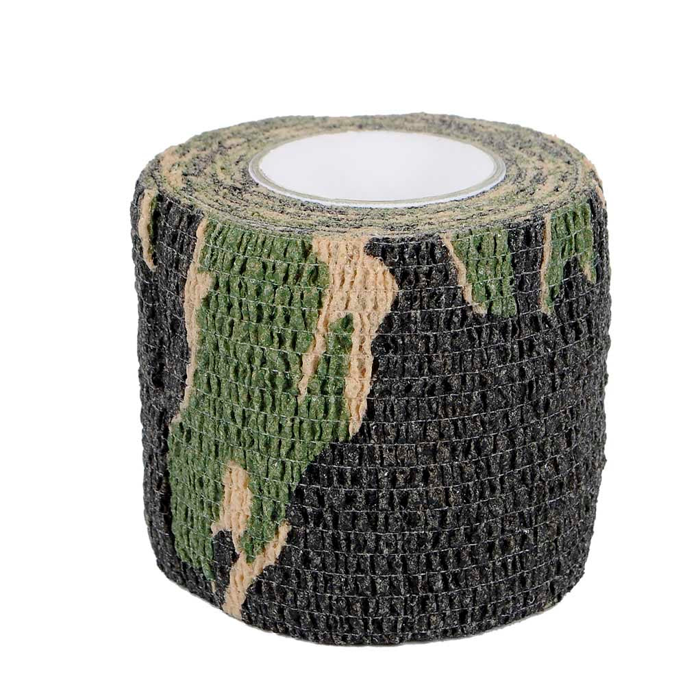 Tactical Camo Stretch Tape Bandage Camping Hunting Camouflage Tape Military First Aid