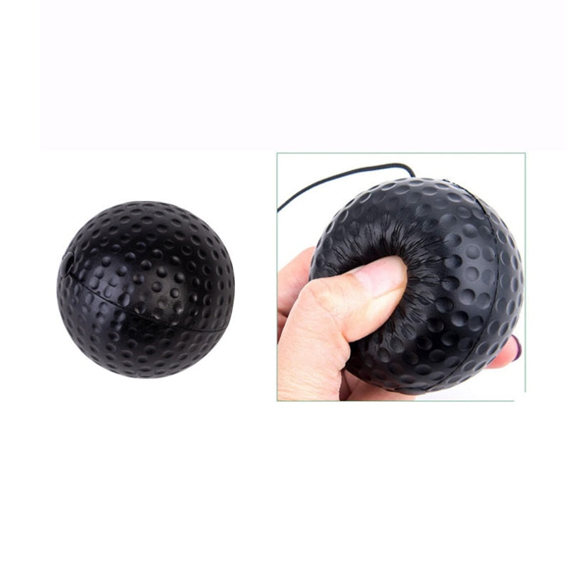 Boxing Speed Ball Head-mounted PU Punch Ball MMA Sanda Training Hand Eye Reaction