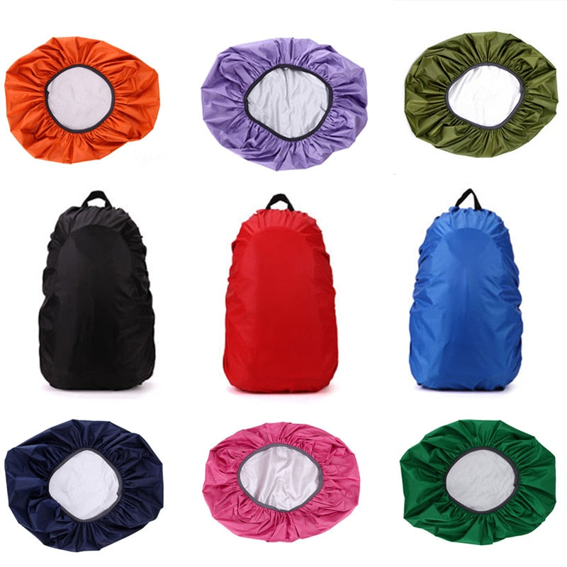 1Pcs 35-80L Adjustable Backpack Rain Cover Portable Waterproof Outdoor Accessories