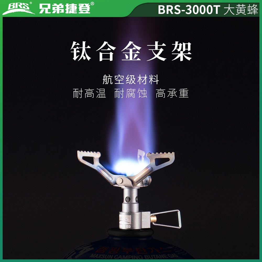 BRS Tita-Alloy Mini Portable Outdoor StoveGas Burner Equipment BRS 3000T