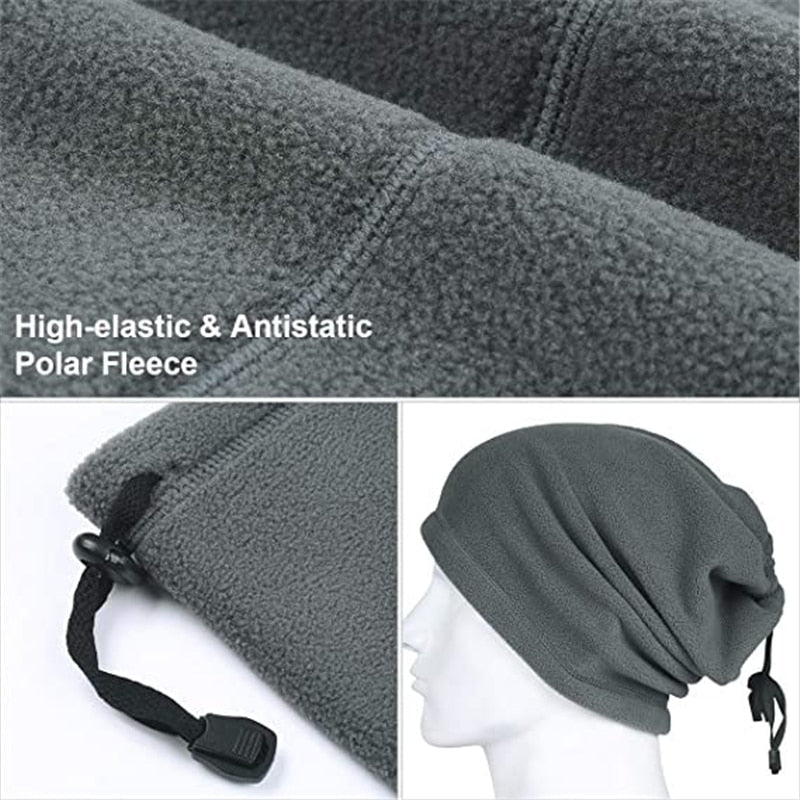 Polar Fleece Neck Tube Ear Warmer Fishing Skating Running Sport Scarf Face Mask