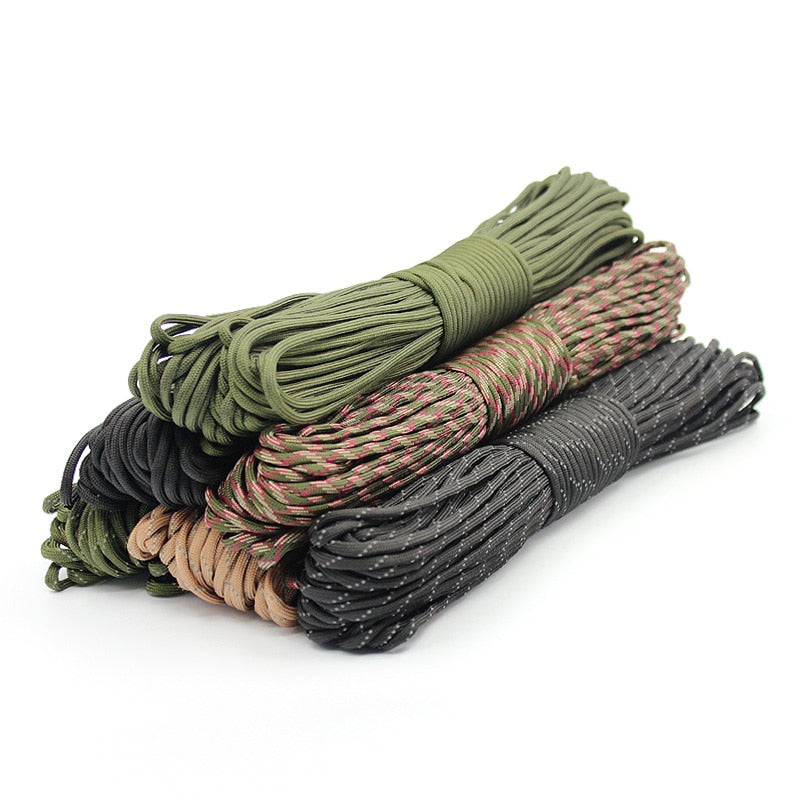 5 Meters Dia.4mm 7 Stand Cores Parachute Cord Lanyard Outdoor Camping Rope