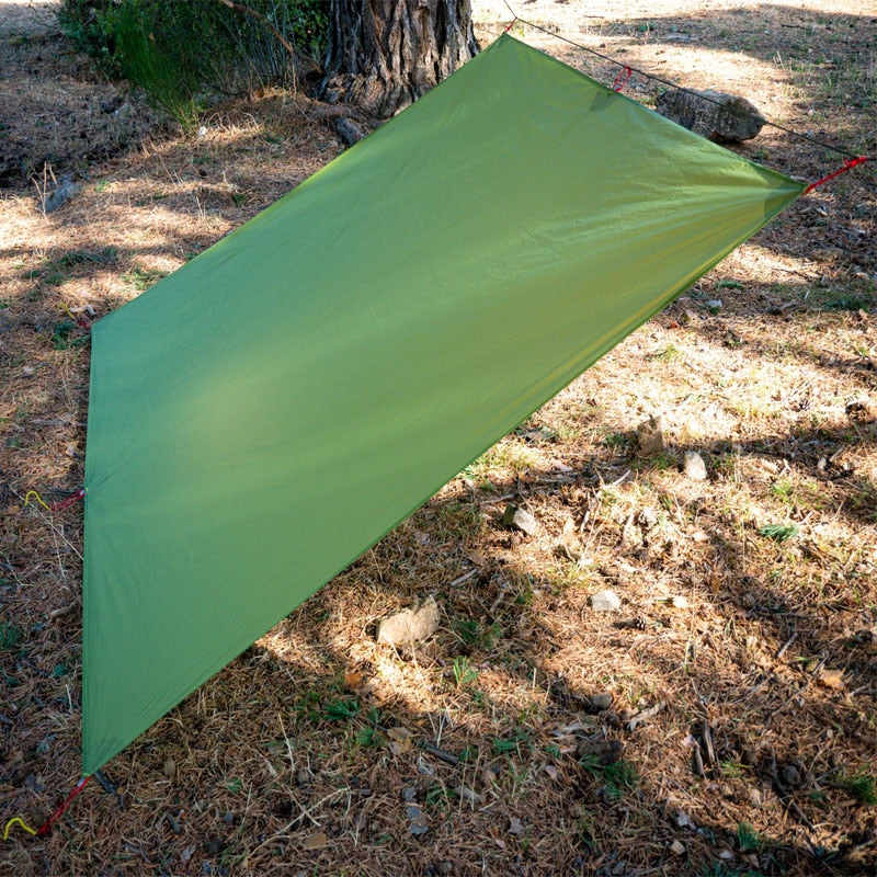 FLAME'S CREED Ultralight Tarp Lightweight MINI Sun Shelter Camping Mat Tent Footprint