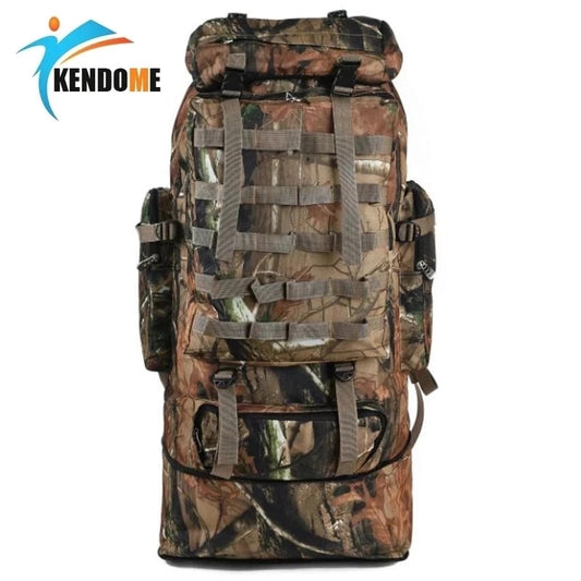 Outdoor 100L Large Capacity Mountaineering Backpack Camping Hiking Military Molle