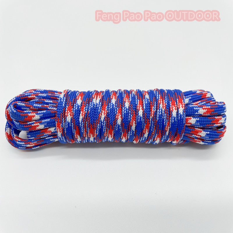 5 Meters Dia.4mm 7 Stand Cores Parachute Cord Lanyard Outdoor Camping Rope