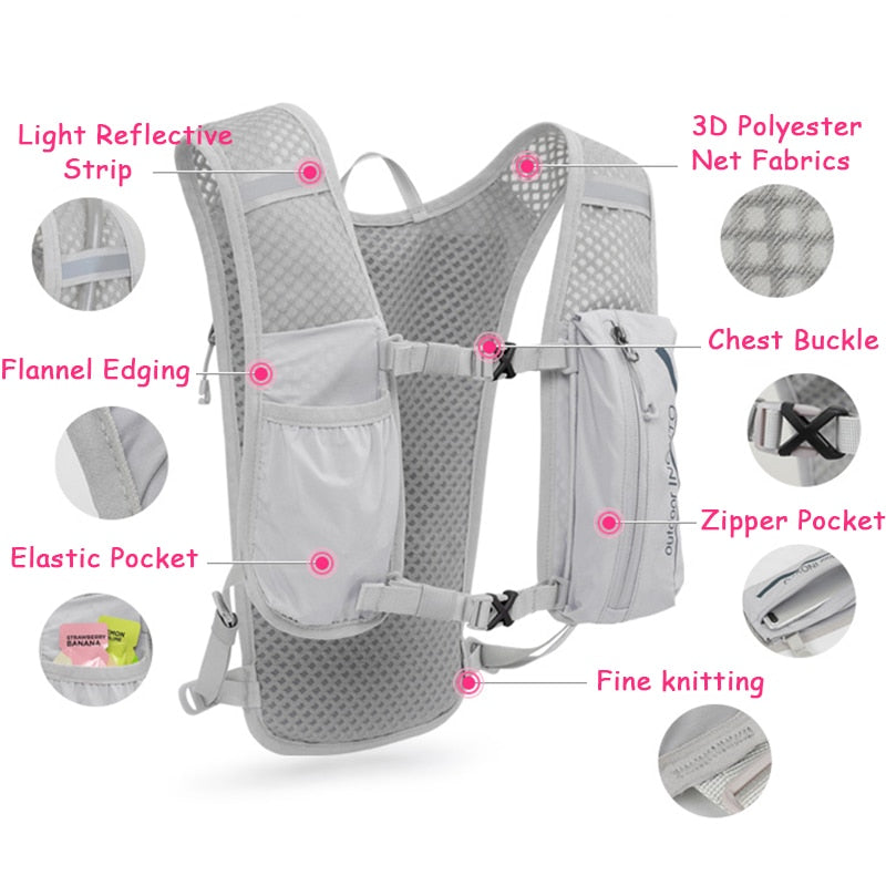 Lightweight Cycling Backpack Men And Women Running Vest Riding Marathon Portable