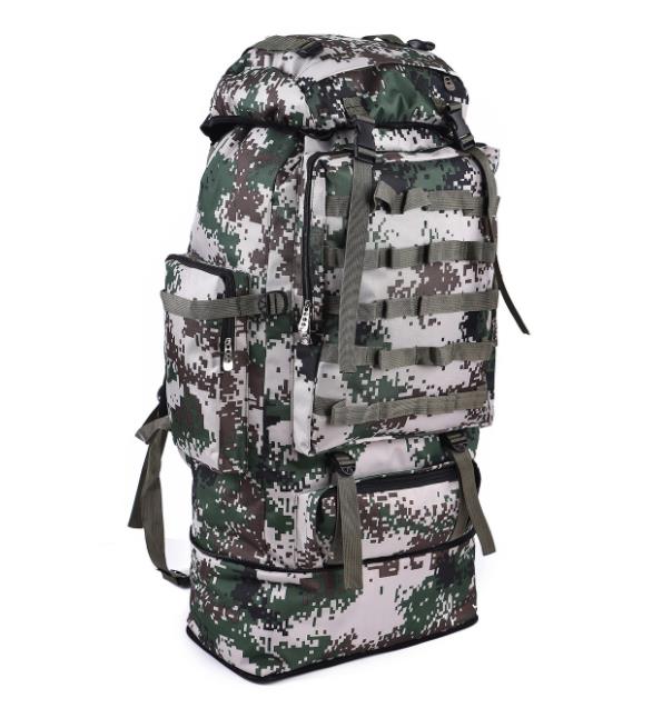 Outdoor 100L Large Capacity Mountaineering Backpack Camping Hiking Military Molle