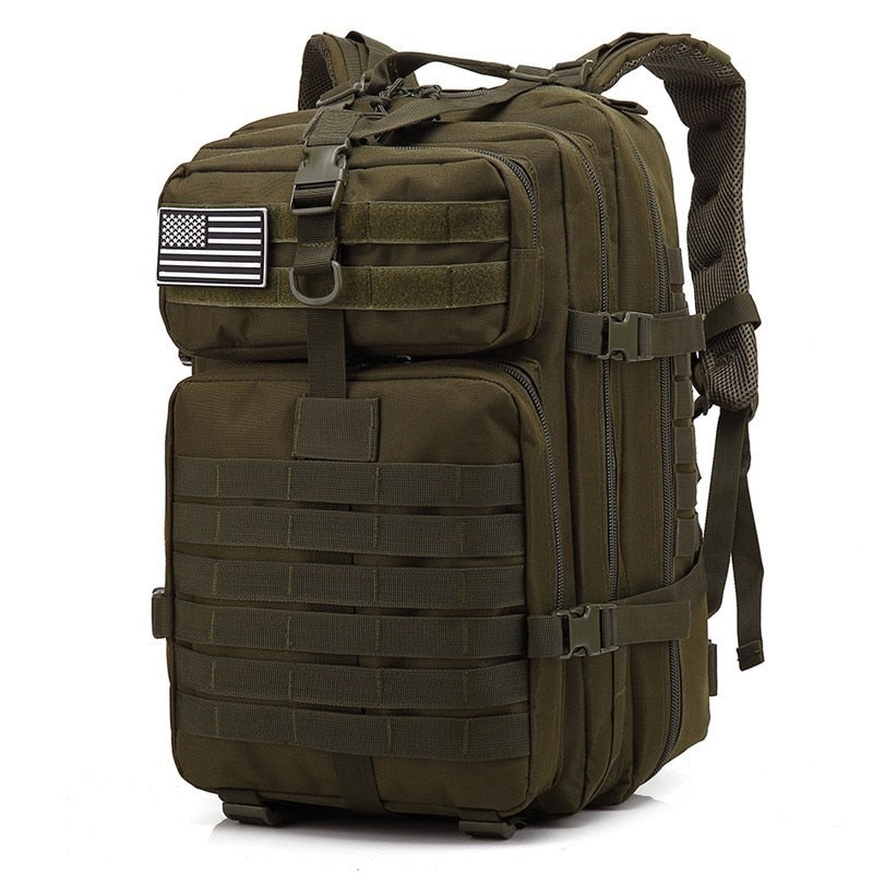 50L Military Tactical Assault Backpack Waterproof Army Molle Back Pack