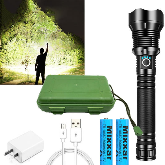 350000cd XPH90 70 50 LED/Powerful/Rechargeable/Tactical/Handled/EDC Flashlight