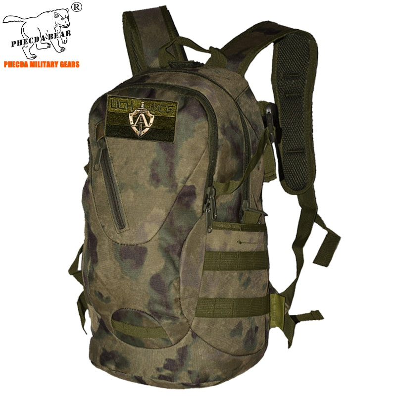 Small tactical backpack Atacs FG camouflage military assault backpack hiking pack cycling bagpack