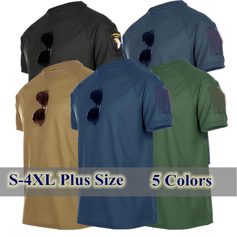 Military Tactical T Shirt Outdoor Sport Quick Dry Lapel Short Sleeve Shirt Summer