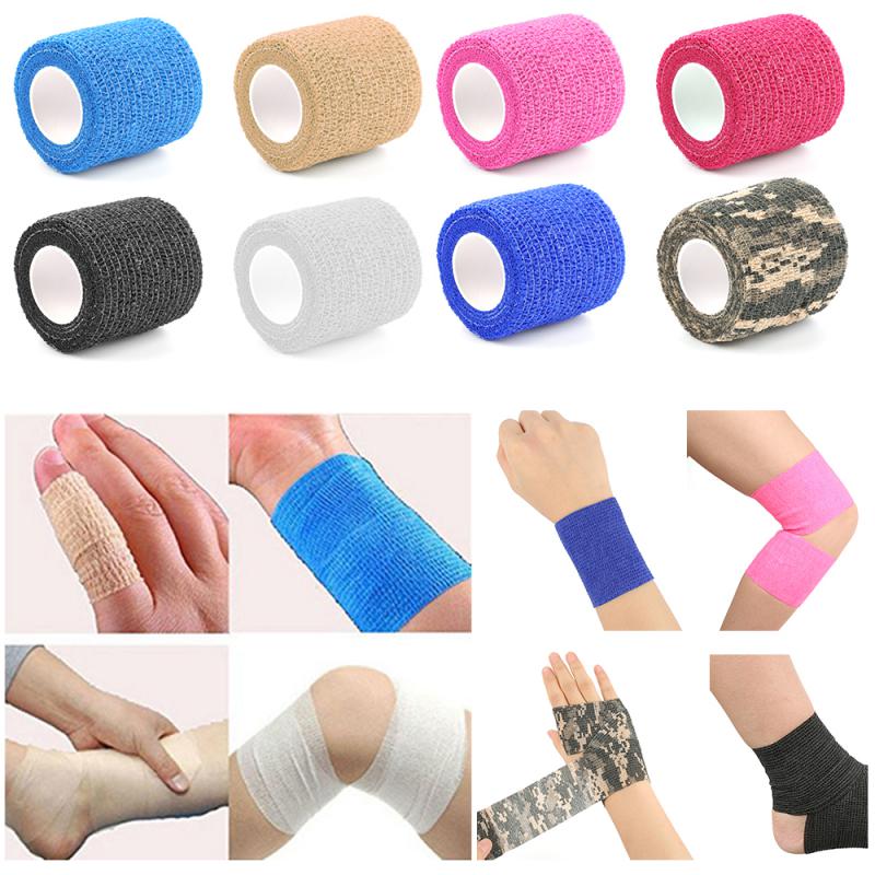 Self Adhesive Elastic Bandage camping First Aid Kit emergency Bandage Sport Gauze Tape