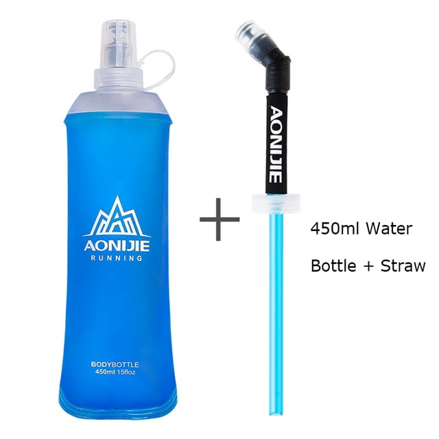 AONIJIE TPU Soft Drink Flask BPA Free Folding Water Bottle Sport Drinkwear