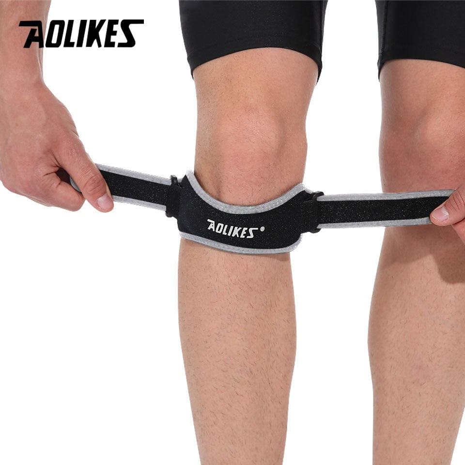 AOLIKES 1PCS Adjustable Knee Pad Knee Pain Relief Patella Stabilizer Brace Support