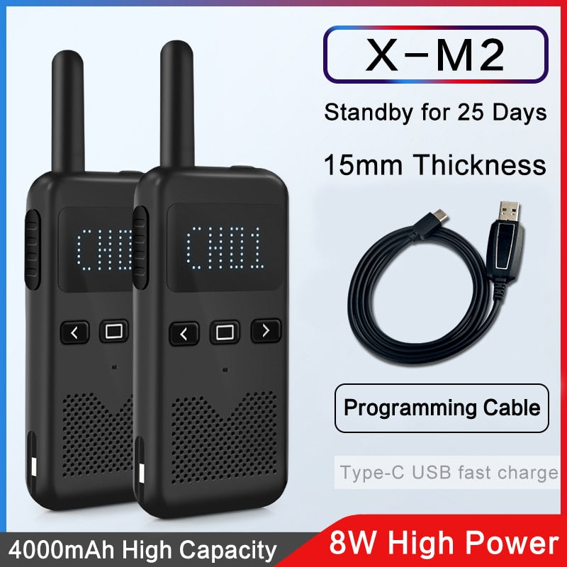 Walkie Talkie 2PCS KSUN M3 Two Way Radio Portable Radios Comunicador Transceiver