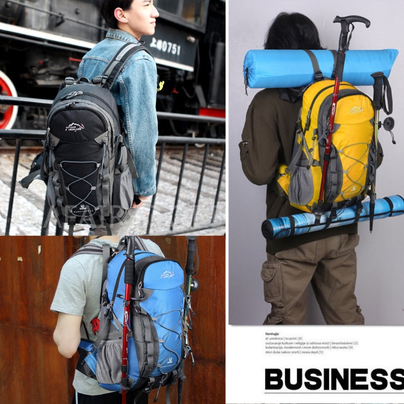 40L Men&#39;s Backpack Camping Hiking Trekking Backpacks Travel Backpack