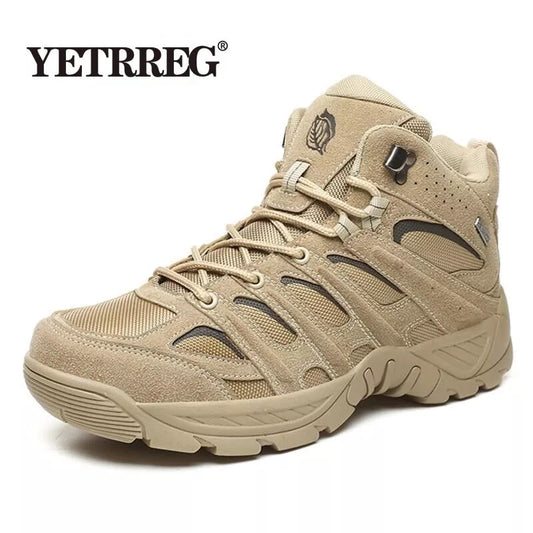 Brand Men Boots Tactical Military Combat Boots Outdoor Hiking Boots Winter Shoes