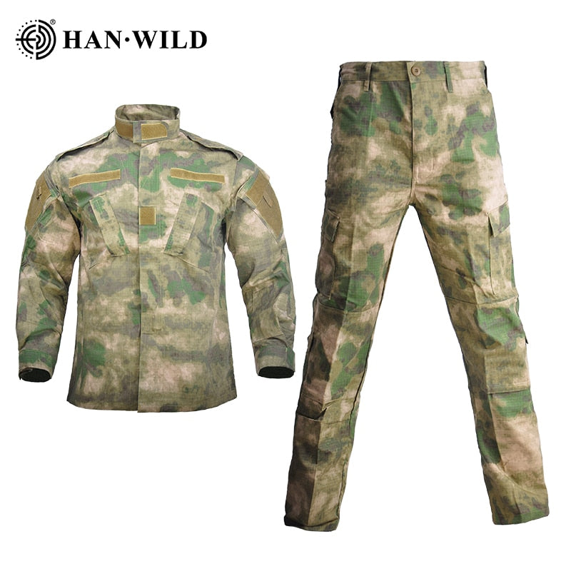 Men Military Uniform Airsoft Camouflage Tactical Suit Camping Army Special