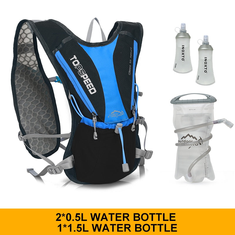 Running, cycling, trail running, hiking, marathon, ultra-light outdoor water bag backpack