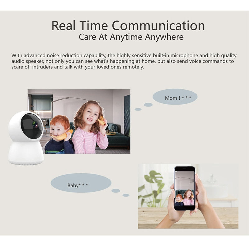 HD 1080P WIFI IP Camera Tuya Smart Surveillance Camera Automatic Tracking Smart