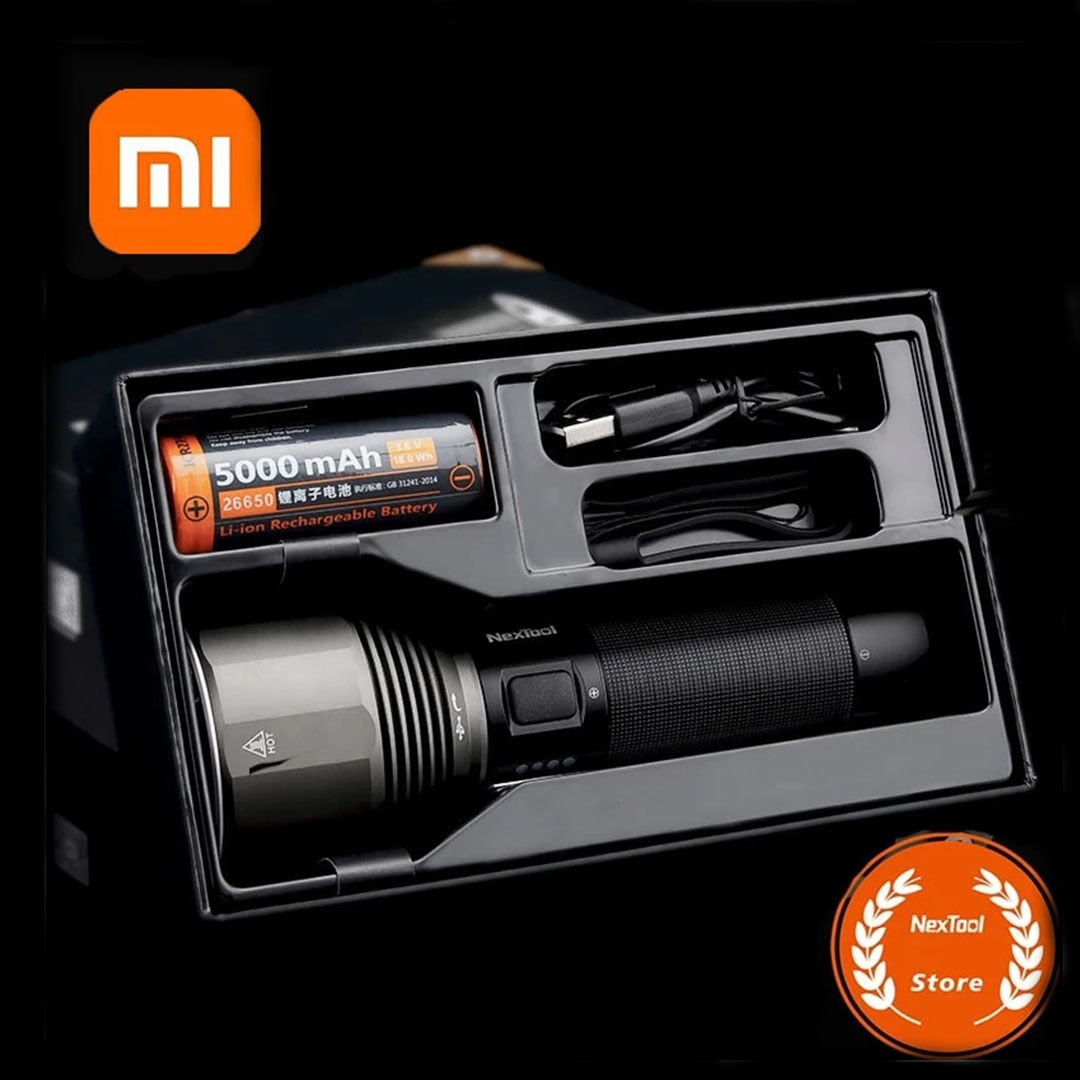 Xiaomi NexTool Rechargeable Flashlight 2000lm 380m 5Modes IPX7 Waterproof