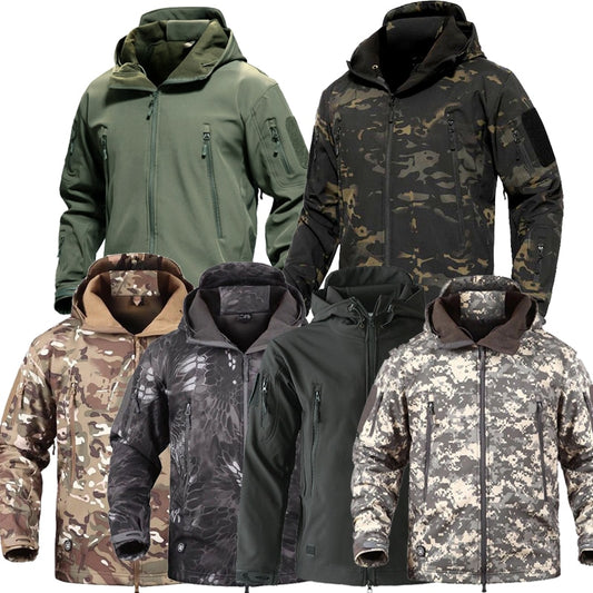 Hiking Hunting Airsoft Military Jacket Winter Shark Tactical Skin SoftShell Army Jackets