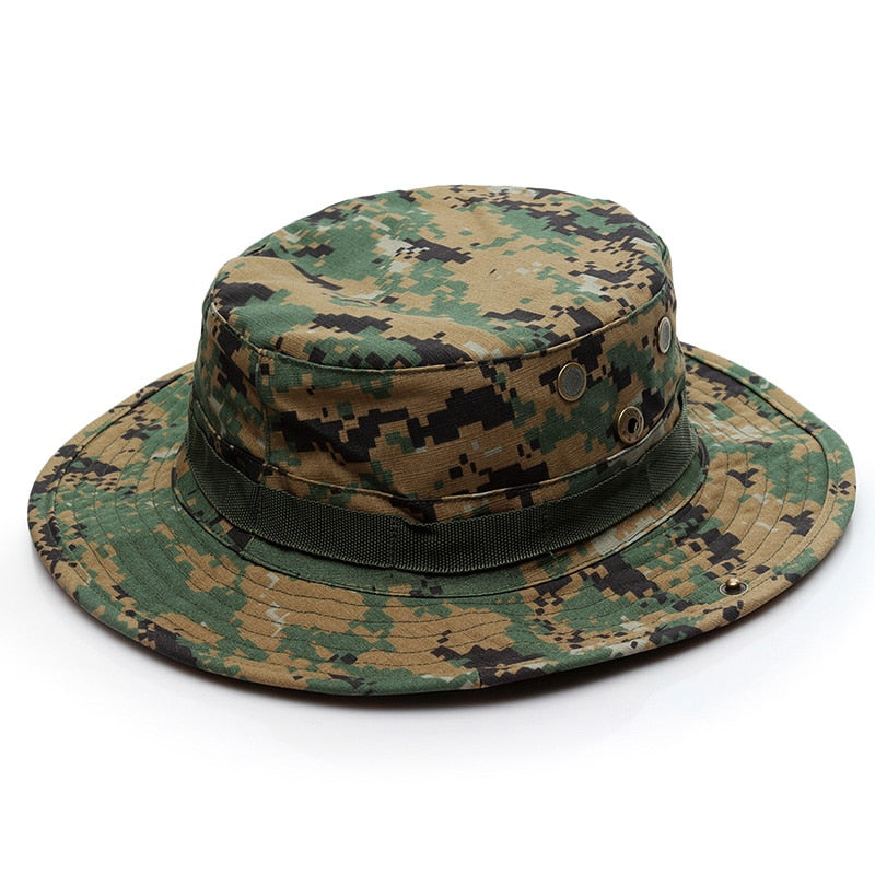 US Army Camouflage BOONIE HAT Thicken Military Tactical Cap Hunting Hiking Climbing