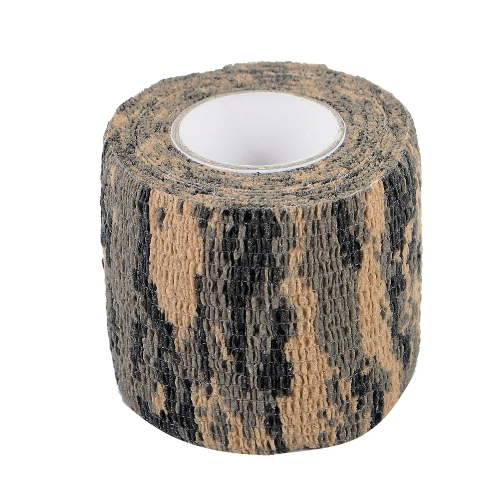 Tactical Camo Stretch Tape Bandage Camping Hunting Camouflage Tape Military First Aid