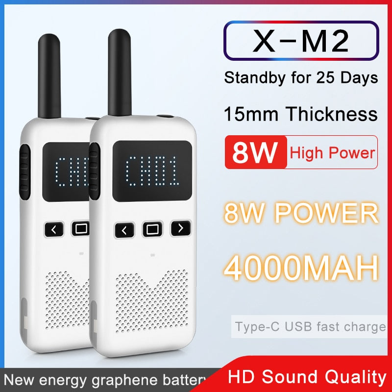 Walkie Talkie 2PCS KSUN M3 Two Way Radio Portable Radios Comunicador Transceiver