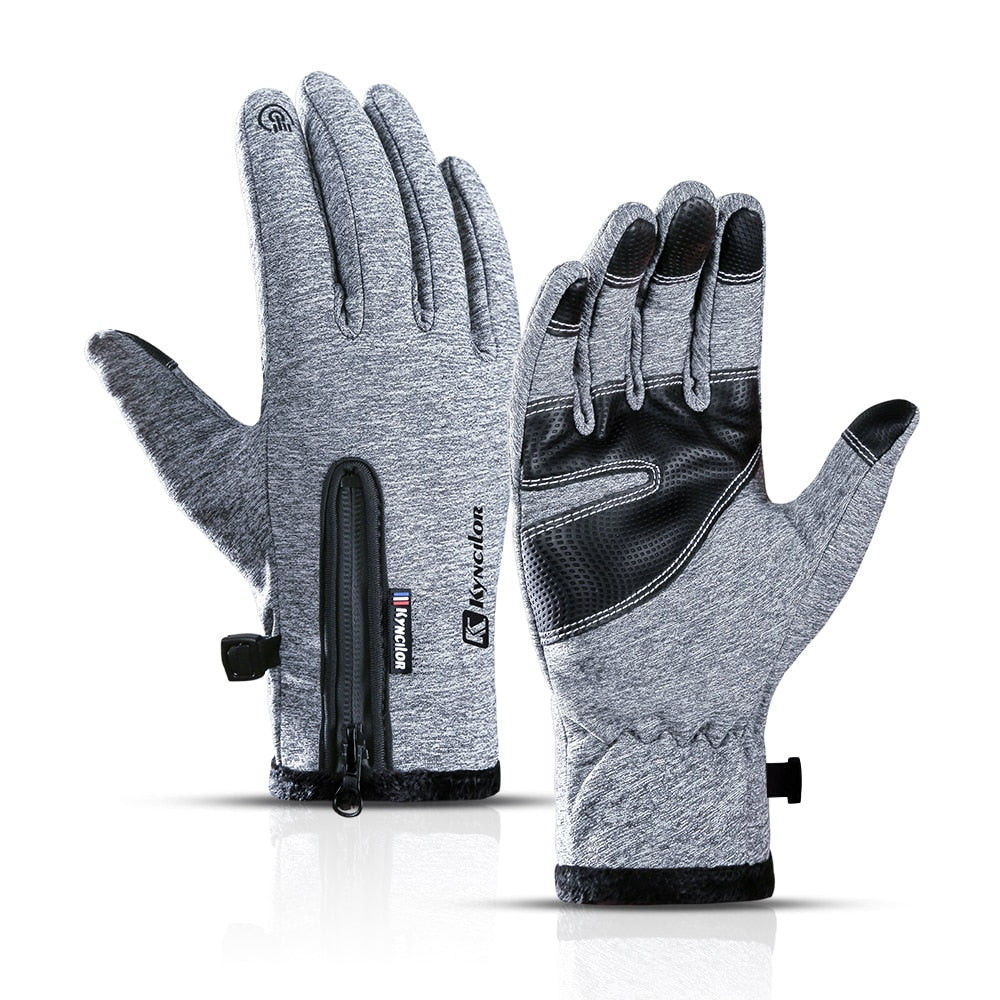 Winter Thermal Fleece Touchscreen Gloves Soft Fleece Gloves Cold Weather Fits