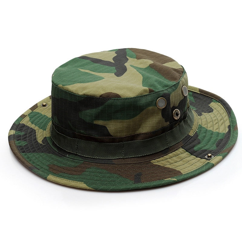 US Army Camouflage BOONIE HAT Thicken Military Tactical Cap Hunting Hiking Climbing