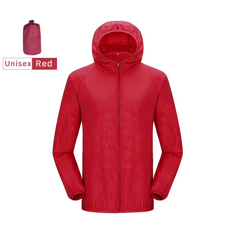 LNGXO Unisex Waterproof Outdoor Sport Jacket Men Women Hiking Camping Trekking